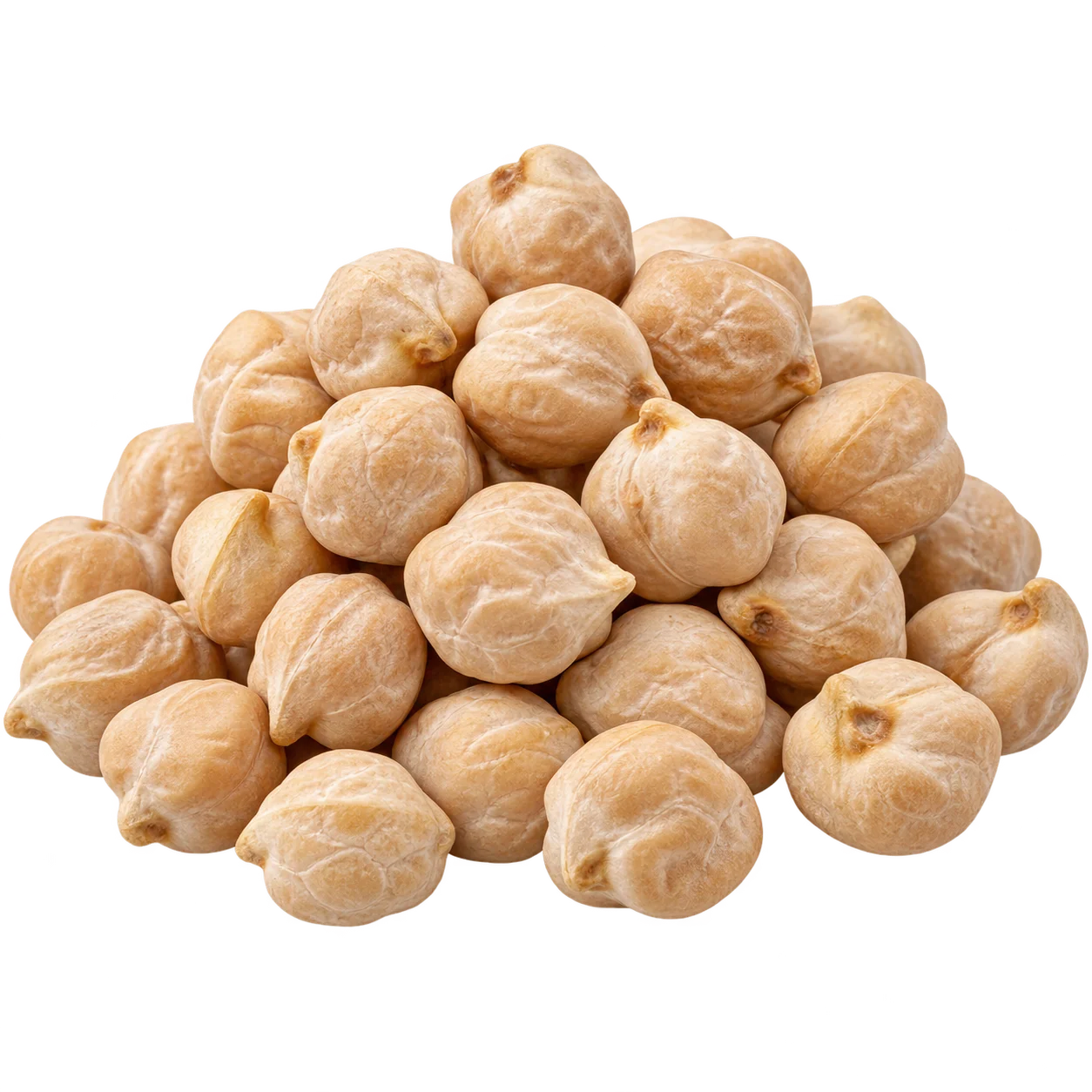 Dry chickpeas product shot