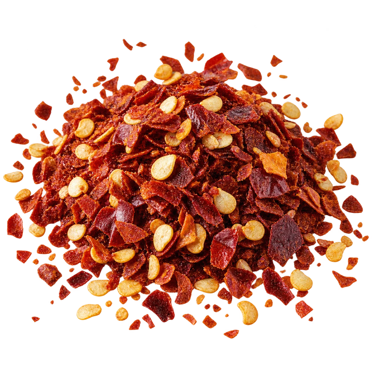 Red pepper flakes product shot
